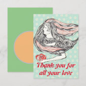 Kaart bedankt (Voorkant / Achterkant)