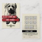 Kaart bedrijfsloyaliteit van dichter bij u aanpass klantenkaartje (Voorkant / Achterkant)