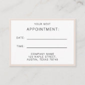 Kaart Benoemingsherinnering Visitekaartje (Voorkant)