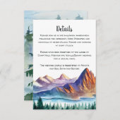 Kaart Bergbruiloft (Voorkant / Achterkant)