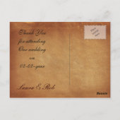  kaart bestemming bruiloft DankU Kaarten (Achterkant)