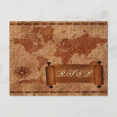  kaart bestemming Bruiloft rsvp kaart (Voorkant)
