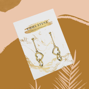 Kaart bezorgen ・ Gold Marble Pattern Logo