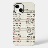 Kaart bibliotheek Case-Mate iPhone case (Achterkant)