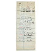 Kaart  bibliotheek wijn cadeautas (Achterkant)