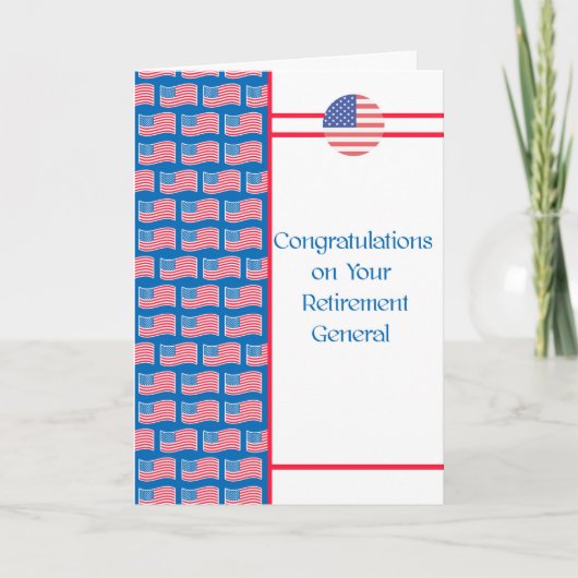 Kaart bij pensionering voor algemeen (Voorkant)