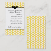 Kaart bijenhouders visitekaartje (Voorkant / Achterkant)