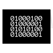 KAART BINAIRE GEGEVENS (Voorkant Horizontaal)