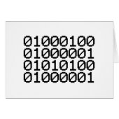 KAART BINAIRE GEGEVENS (Voorkant Horizontaal)