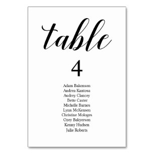 Kaart Bindend Dinner Modern Guest Seating Chart