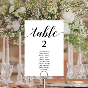 Kaart Bindend Dinner Modern Guest Seating Chart