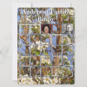 Kaart Bingo Bingo White Blossoming Tree Foto (Achterkant)