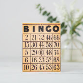 Kaart Bingo Game (Staand voorkant)