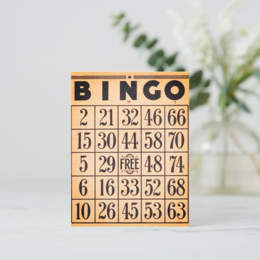  Kaart Bingo Game (Staand voorkant)