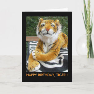 KAART, BIRTHDAY<TIGER KAART
