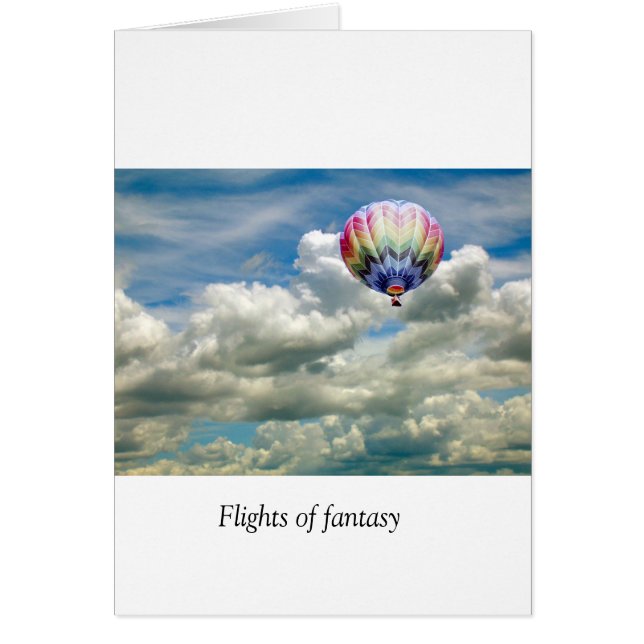 Kaart - Blanco - Vluchten van Fantasy (Voorkant)