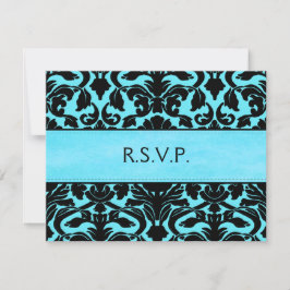 Kaart blauw en zwart antwoord