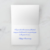 Kaart blauw Roos Jubileum (Binnen)