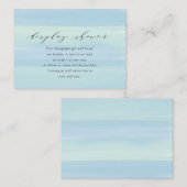 Kaart blauw Stripes Display Shower Enclosure (Voorkant / Achterkant)