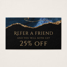 kaart blauwe agate Referral