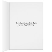 kaart Blauwe bloemen van het zesde Jubileum (Binnen (Rechts))