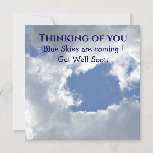 Kaart Blauwe Lucht Beterschap (Voorkant)