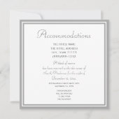 Kaart Bleke grijze bruiloft (Voorkant)