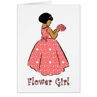 Kaart: Bloemenmeisje in Coral