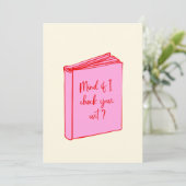 Kaart Boekhoudkundige Valentijnsdag (Staand voorkant)