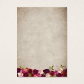 Kaart  Bourgogne Floral (Achterkant)