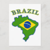 Kaart BRAZIl/vlag (Voorkant)