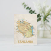 KAART BRIEFKAARTEN ♥ Tanzania (Staand voorkant)