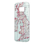 KAART: BRITISH ISLES, c1890 Case-Mate Samsung Galaxy Hoesje (Achterkant Links)