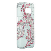 KAART: BRITISH ISLES, c1890 Case-Mate Samsung Galaxy Hoesje (Back/Rechts)