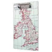 KAART: BRITISH ISLES, c1890 Klembord (Links)