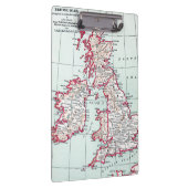 KAART: BRITISH ISLES, c1890 Klembord (Rechts)