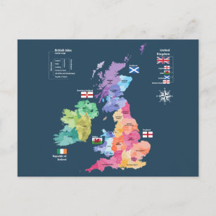 Kaart Britse eilanden