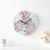 KAART: BRITSE ISLES, c1890 Grote Klok (Huis)