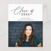 Kaart brochure Afstuderen budgetscript (Voorkant)