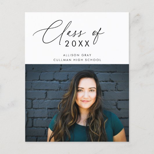 Kaart brochure Afstuderen budgetscript (Voorkant)