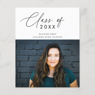 Kaart brochure Afstuderen budgetscript