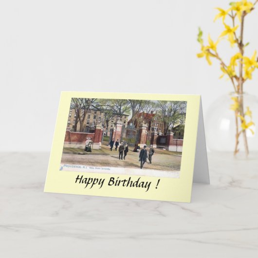 Kaart - Brown University, Providence, RI (Gele Bloem)