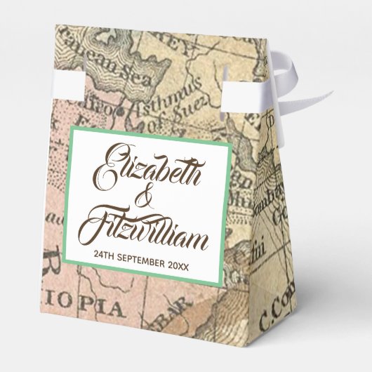 kaart bruiloft gunst box bedankdoosjes (Achterkant)