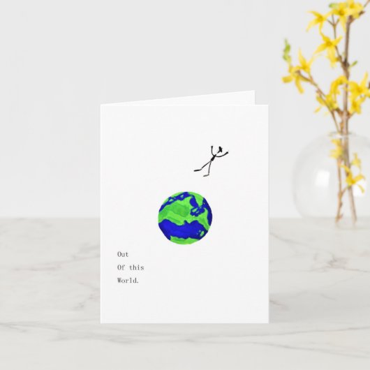 Kaart Buiten deze Wereld (Gele Bloem)