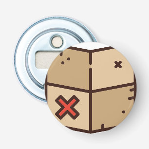 kaart button flesopener