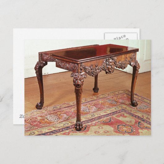 Kaart, c.1740 briefkaart (Voorkant / Achterkant)