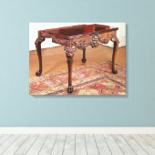 Kaart, c.1740 canvas afdruk (Insitu (Houten vloer))