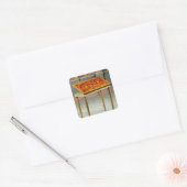 Kaart, c.1770 vierkante sticker (Envelop)