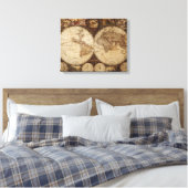  kaart canvas afdruk (Insitu (Slaapkamer))