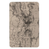 Kaart, cartografie, geografische ligging, mediterr magneet (Verticaal)